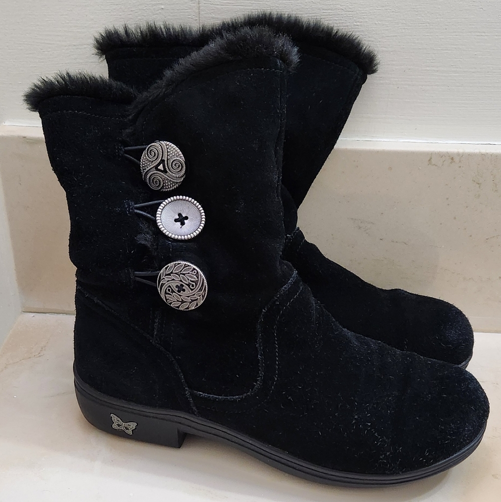 Alegria Nanook Black Boots EUC Sz 38